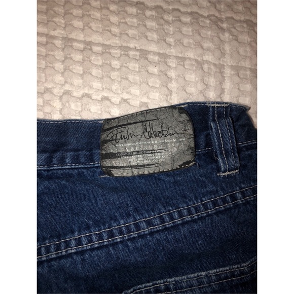 Y2K FUBU Dark Wash Jean Shorts - Picture 6 of 7